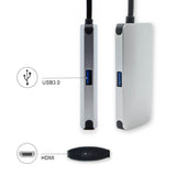 USB Type C Male to HDMI + C + USB 3.0 Female 3 in 1 Adapter