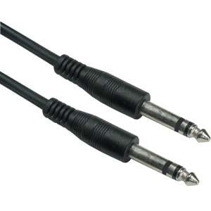 25Ft 1/4" Stereo Male/Male cable