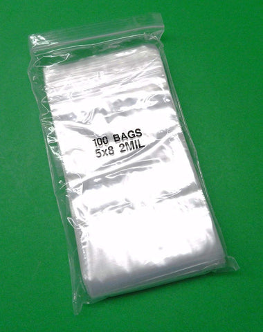 iMBAprice 5 x 8" 2 Mil Reclosable Bags - 1000