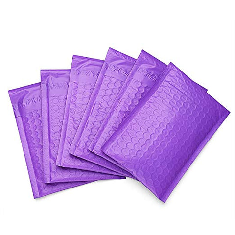 iMBAPrice Self Seal 4 x 8#000 Poly Bubble Mailers Padded Envelopes Purple 500 Count
