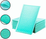 IMBAPRICE SELF SEAL 4 X 8#000 POLY BUBBLE MAILERS PADDED ENVELOPES TEAL 500 COUNT