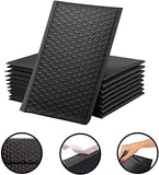 IMBAPRICE 100-PACK #2 (8.5" X 12") POLY BUBBLE MAILERS PADDED ENVELOPES BLACK, 100 COUNT