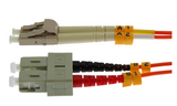 3m LC-SC Duplex Multimode 62.5/125 Fiber Optic Cable