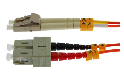 5m LC-SC Duplex Multimode 62.5/125 Fiber Optic Cable