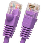 5Ft Cat6 UTP Ethernet Network Booted Cable Purple