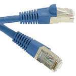 100Ft Cat7 Shielded (SSTP) 600MHz Ethernet Network Booted Cable Blue
