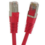 10Ft Cat6 Shielded (SSTP) Ethernet Network Booted Cable Red