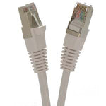 7Ft Cat6 Shielded (SSTP) Ethernet Network Booted Cable White