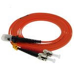 15m MTRJ-ST Duplex Multimode 62.5/125 Fiber Optic Cable