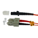 10m MTRJ-SC Duplex Multimode 62.5/125 Fiber Optic Cable