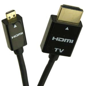 15Ft RedMere HDMI Male / Micro Male (Type D) 4K