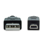 15Ft A-Male to Mini 5Pin Male USB2.0 Cable
