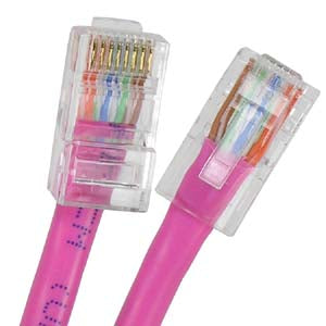 50Ft Cat6 UTP Ethernet Network Non Booted Cable Pink