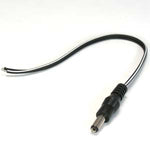 2.1mm Round Plug with 8" Open End Polarized Wire