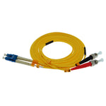 5m LC-ST Duplex Singlemode 9/125 Fiber Optic Cable