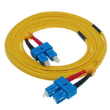 2m SC-SC Duplex Singlemode 9/125 Fiber Optic Cable