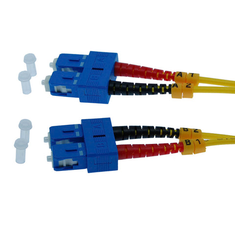 5m SC-SC Duplex Singlemode 9/125 Fiber Optic Cable