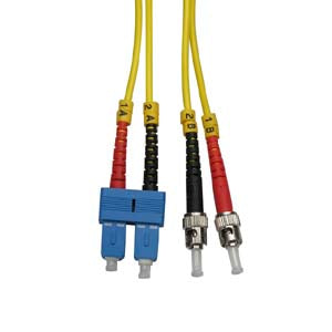 5m ST-SC Duplex Singlemode 9/125 Fiber Optic Cable