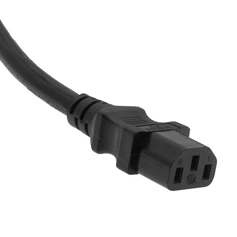 12Ft Power Cord C20 to C13 Black/ SJT 14/3
