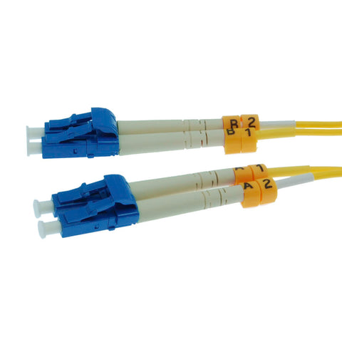 2m LC-LC Duplex Singlemode 9/125 Fiber Optic Cable