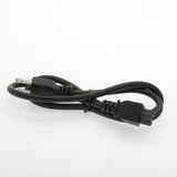 3Ft 3-Prong Notebook Power Cord Black, SJT 18/3