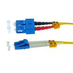 2m LC-SC Duplex Singlemode 9/125 Fiber Optic Cable