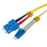 3m LC-SC Duplex Singlemode 9/125 Fiber Optic Cable