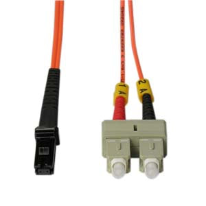 2m SC-MTRJ Duplex Multimode 50/125 Fiber Optic Cable SKU: 102773