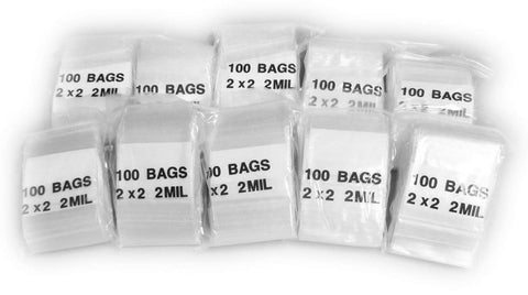 iMBAprice 2 x 2" 2 Mil Reclosable Bags - 1000