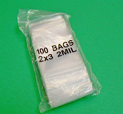 iMBAprice 2 x 3" 2 Mil Reclosable Bags - 1000