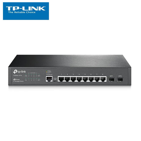 8-Port Gigabit JetStream L2 Managed Switch with 2 SFP Slots TP-Link T2500G-10TS