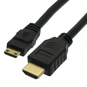 3Ft HDMI-Male/Mini HDMI-Male Cable