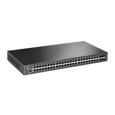JetStream 48-Port Gigabit L2 Managed Switch with 4 SFP Slots TP-Link T2600G-52TS