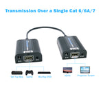 60Meter (197Ft) HDMI Extender Single Cat.6 4K 60Hz IR Extension