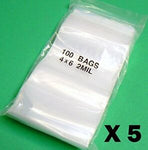iMBAprice 4 x 6" 2 Mil Reclosable Bags - 8000