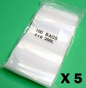 iMBAprice 4 x 6" 2 Mil Reclosable Bags - 1000
