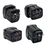 Multi-Nation Travel Adapter with Dual USB Charger (2.4A)