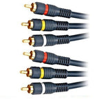 iMBAPrice  2RCA Male to 2RCA Male Home Theater Audio Cable - 6 Feet - 3 RCA - 3 RCA