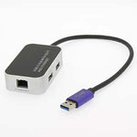 USB3.0 Gigabit Ethernet with 3Port Hub+SD/TF (Micro SD) Card Reader