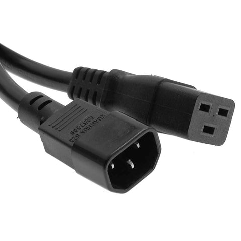 3Ft Power Cord C14 to C19 Black/ SJT 14/3