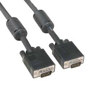 6Ft SVGA Male to Male Cable w/Ferrite Core