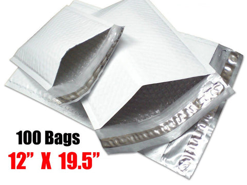 iMBAPrice #6 12 x 19.5" POLY BUBBLE MAILERS PADDED ENVELOPES, (100 ct)