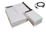 iMBAPrice - 50 (#000) 4" x 8" POLY BUBBLE MAILERS PADDED ENVELOPES 4 x 8 + (Free USB Cable) - Total 50 Envelopes