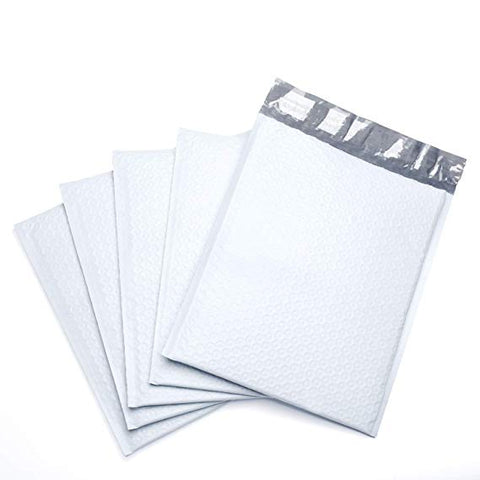 IMBAPRICE #4 100- PACK (9 1/2 x 14 1/2")POLY BUBBLE MAILERS PADDED ENVELOPES WHITE, 100 COUNT