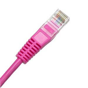 6Ft Cat6 UTP Ethernet Network Booted Cable Pink