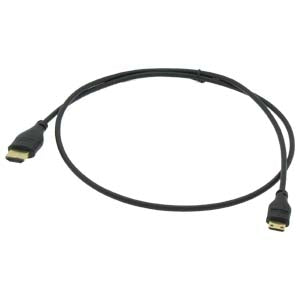 6Ft HDMI Male / Mini Male (Type C) Slim Cable 36AWG 4K