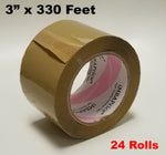 iMBAPrice 3-inches Shipping Packaging Tape - 1 Box of Premium (24 Roll of 110 Yards) 24 x 330 Feet Long 3" Wide Heavy Duty Brown Moving Packing Tape