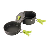 Outdoor Camping Pot Pan Bowl Cookware 8-pc Kit