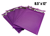 iMBAPrice 100-Pack #2 (8.5" x 12") Poly Bubble Mailers Padded Envelopes  Purple, 100 Count