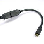 8" HDMI-Female/Mini-HDMI Male Cable